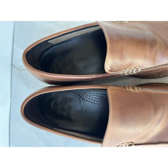 Cole Haan Air Brown Leather Loafers C09305 Men Dress Shoes Sz 8.5 M Slip On main image 4